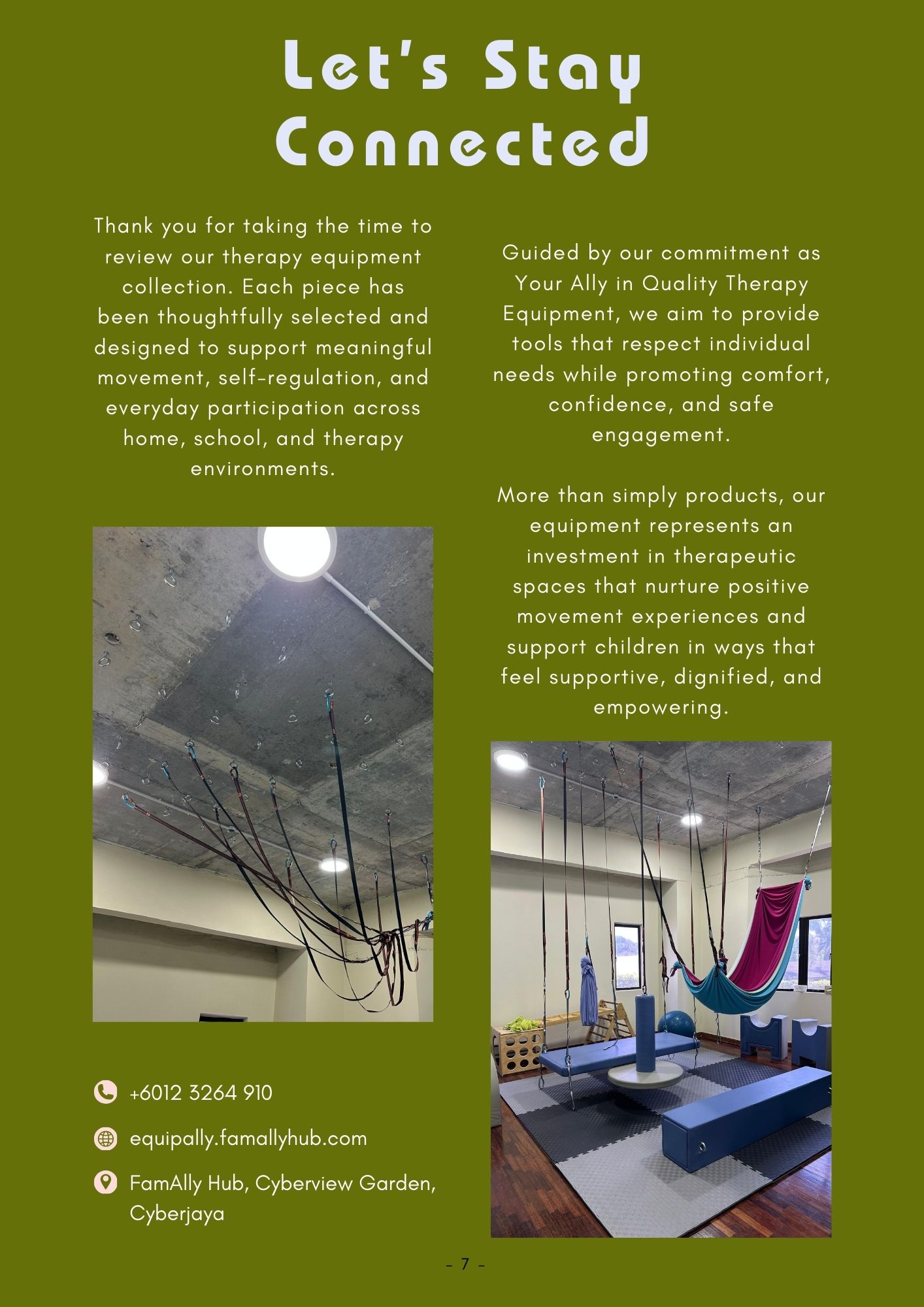 Let's Stay Connected